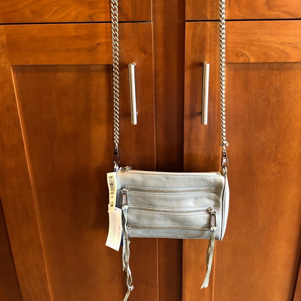 Rebecca Minkoff Mini Zip Leather Crossbody Bag